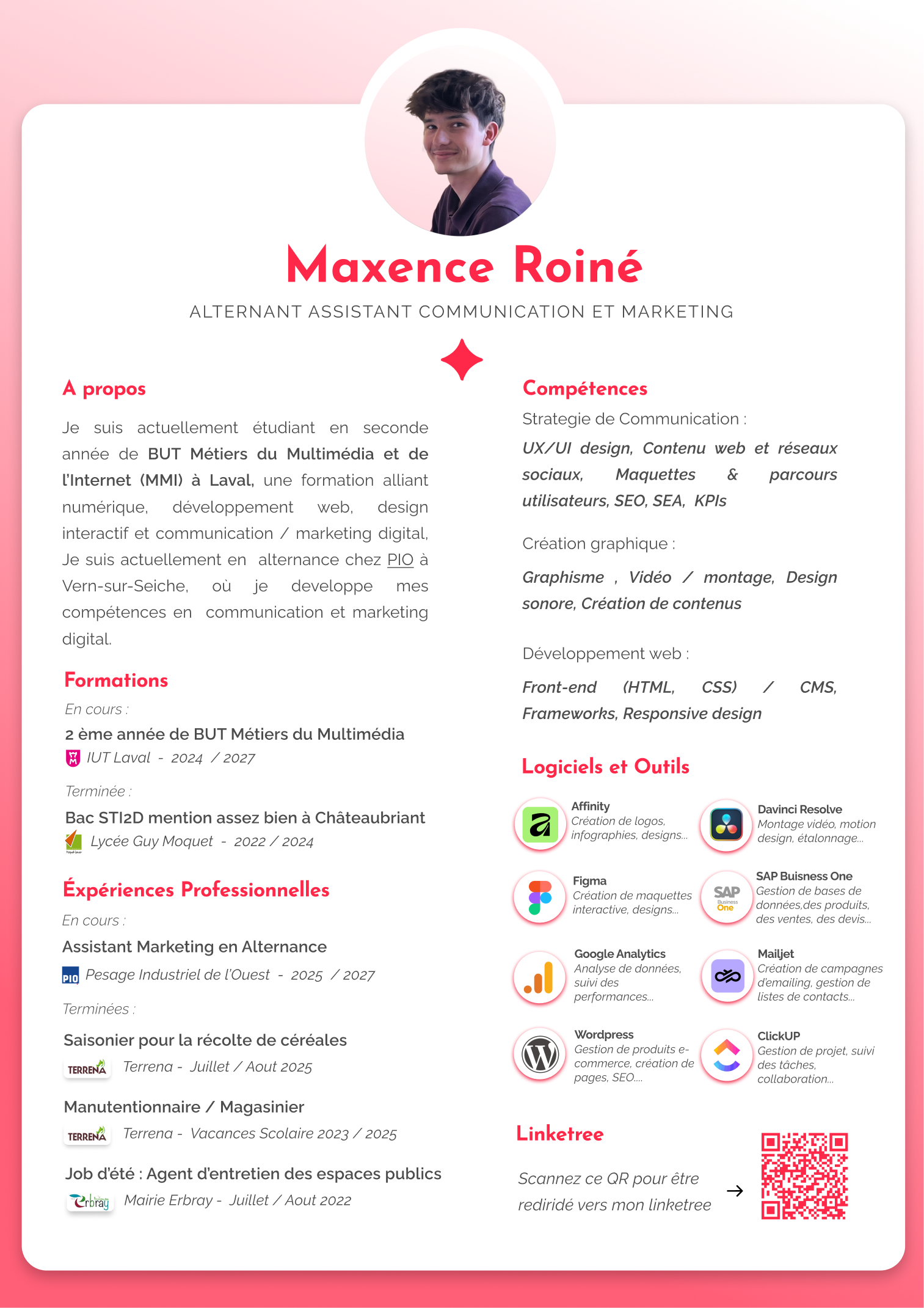 CV de Maxence Roiné
